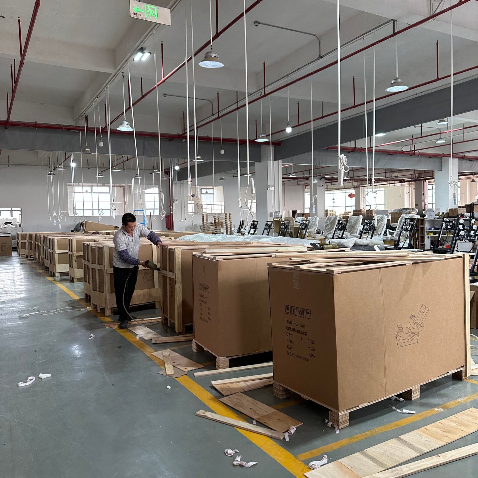 Bulk order packing and container loading